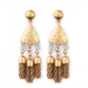 Spartina Triple Tassel Earrings